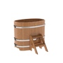 Купель BentWood овальная из дуба 0,76х1,16 м.), h=1 м. Натуральная Премиум для бани фото - 1 BentWood овальная из дуба (0,76х1,16 м.), h=1 м. Натуральная Премиум купель фото фото - 1